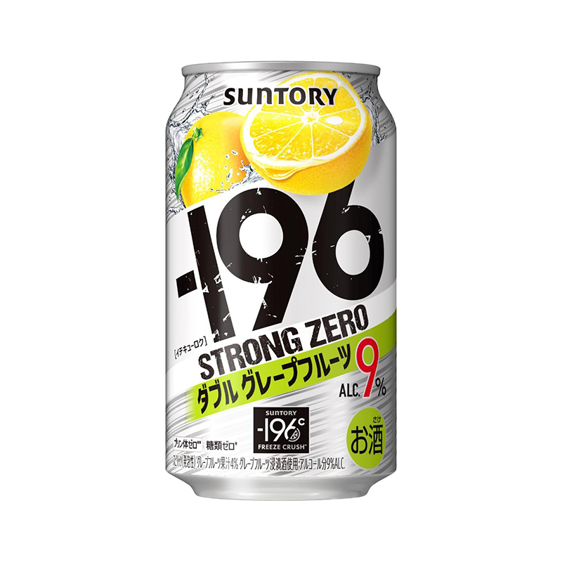 Suntory -196 ℃ Strong Zero Japanese Mixed Cocktail 350ml 9%