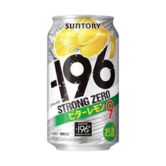 <Cartons =24CANS>Suntory -196 Strong Zero Beer 350ml 9% Lemon Plum Sugar-Free 6% Japan Import