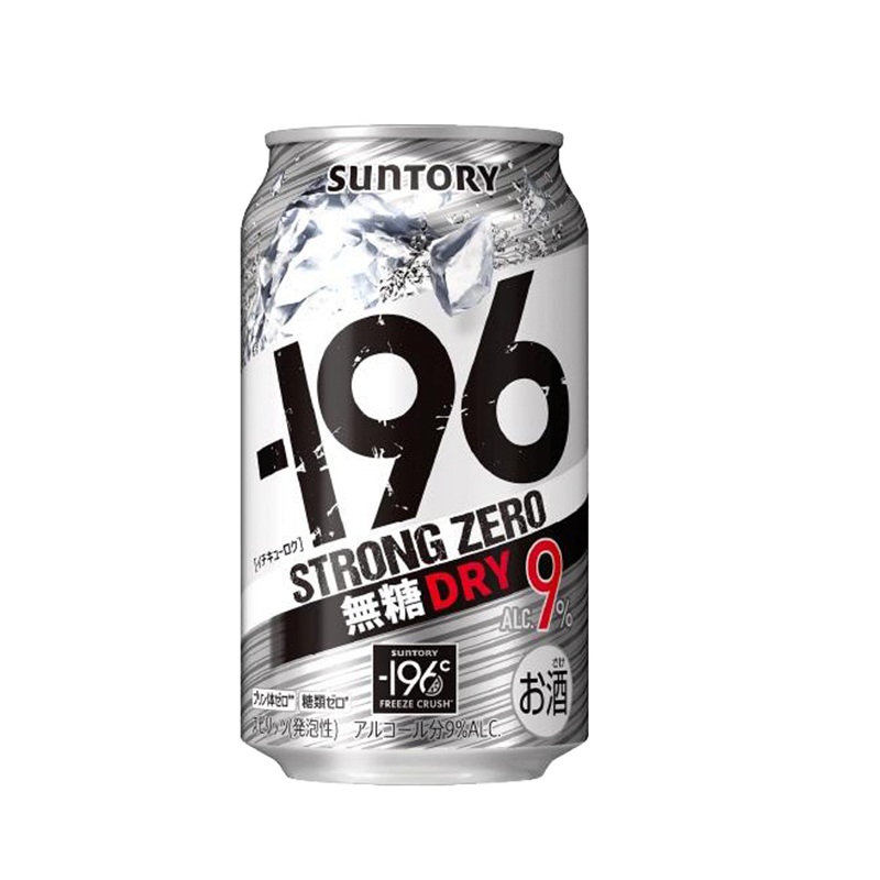 Suntory -196 ℃ Strong Zero Japanese Mixed Cocktail 350ml 9%