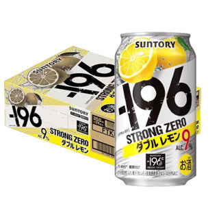 <Cartons =24CANS>Suntory -196 Strong Zero Beer 350ml 9% Lemon Plum Sugar-Free 6% Japan Import