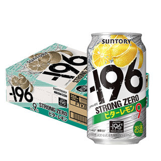 <Cartons =24CANS>Suntory -196 Strong Zero Beer 350ml 9% Lemon Plum Sugar-Free 6% Japan Import