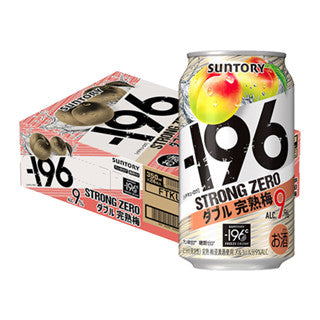 <Cartons =24CANS>Suntory -196 Strong Zero Beer 350ml 9% Lemon Plum Sugar-Free 6% Japan Import