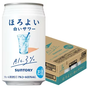 Assorted Suntory Horoyoi Chu-Hi Beer 350ml 3% Grape Umeshu Salty White Grape Cream Soda Lemond Mikan Yuzu Lemon