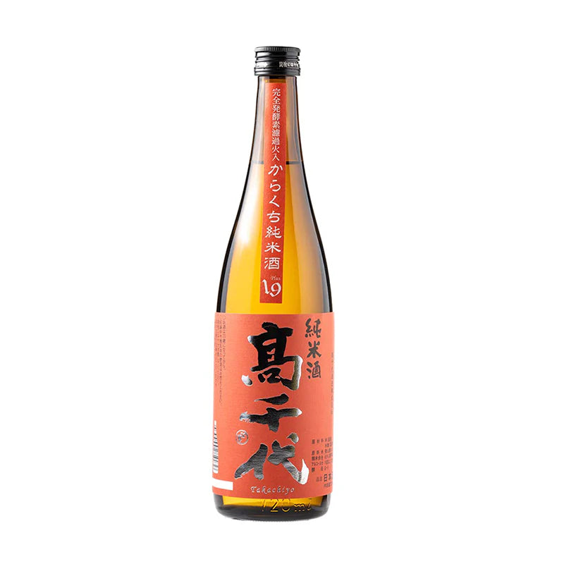 Takachiyo Dry Junmai +19 Japanese Sake 720ml 17% 高千代辛口純米酒