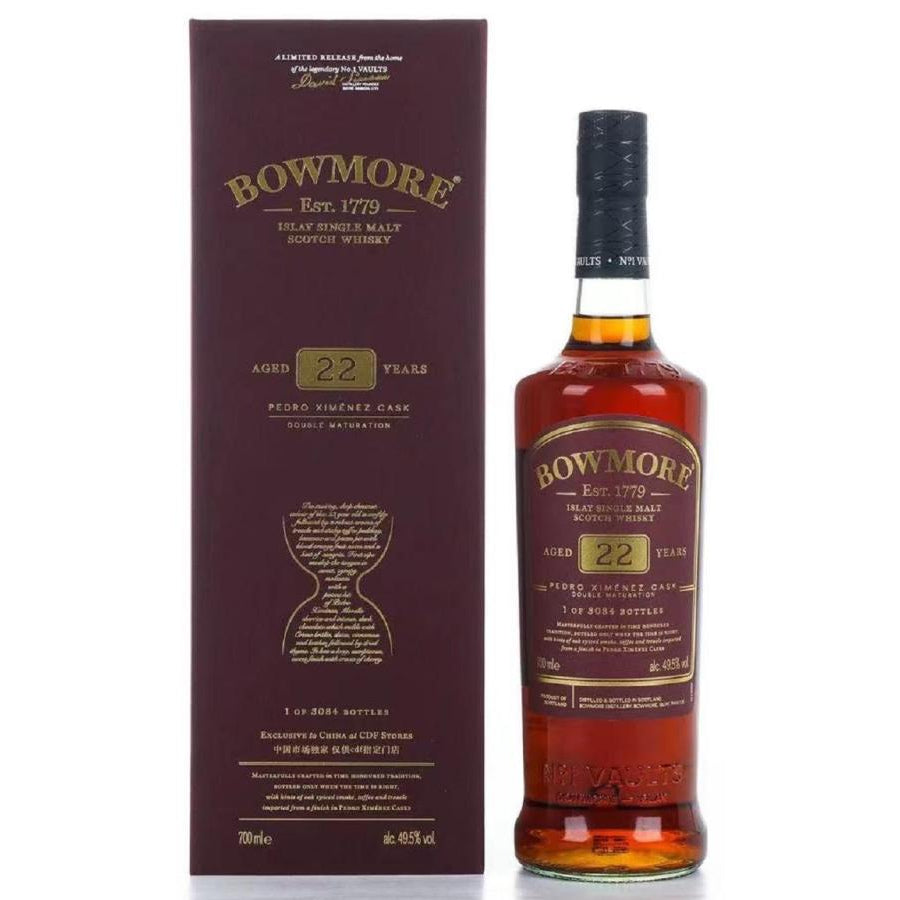 Bowmore 22 Year Old PX Cast Whisky 700ml 49.5%